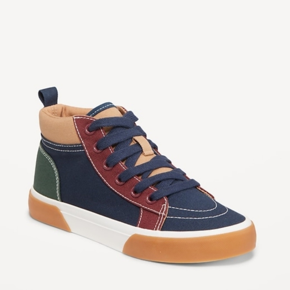 Boys High-Too Canvas Sneakers